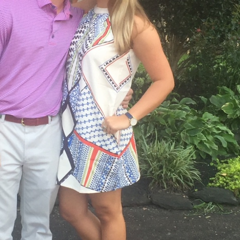 Venus High Neck Tribal Dress - Size Small